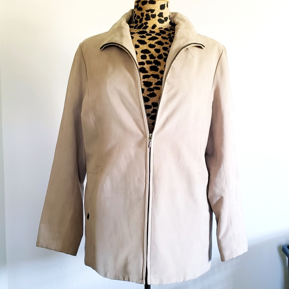 LONDON FOG All Weather Suede Jacket